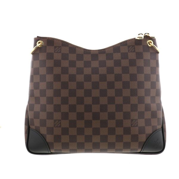 1240005020468 3 Louis Vuitton Odeon NM MM Bag Shoulder Bag Damier Ebene Brown