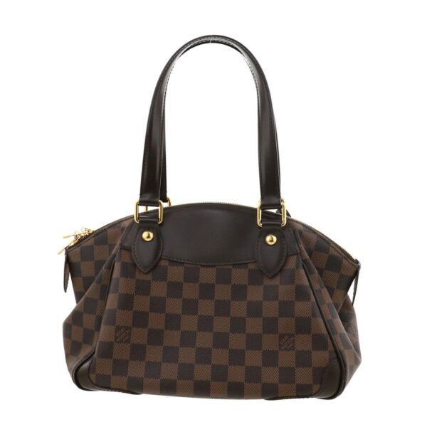 1240005020489 4 Louis Vuitton Verona PM Shoulder Bag Damier Ebene Brown