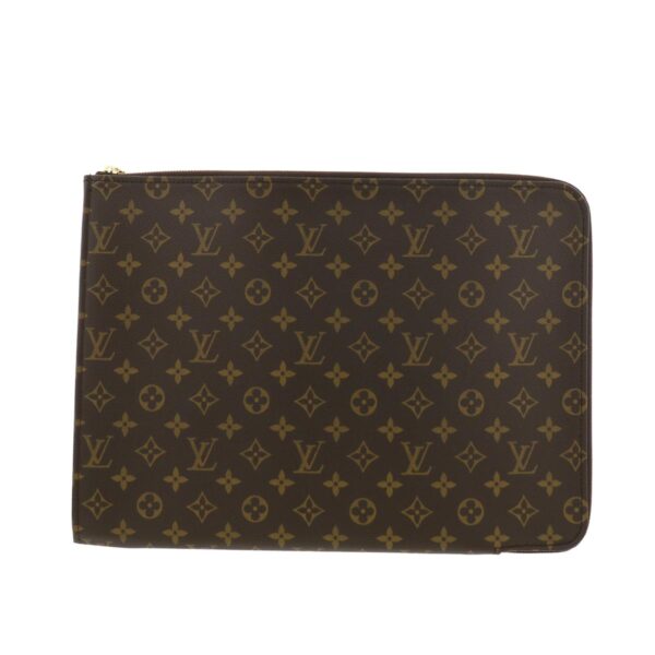 1240005020585 1 Louis Vuitton Posh Dokuman Briefcase Monogram Brown