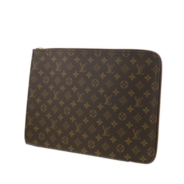 1240005020585 2 Louis Vuitton Posh Dokuman Briefcase Monogram Brown