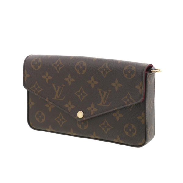 1240005020606 2 Louis Vuitton Pochette Ferry Wallet Monogram Canvas Brown