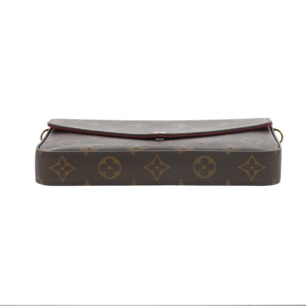 1240005020606 4 Louis Vuitton Pochette Ferry Wallet Monogram Canvas Brown