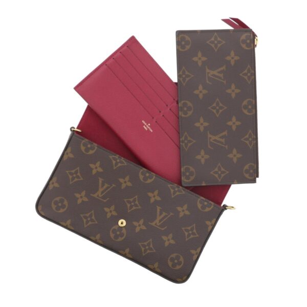 1240005020606 5 Louis Vuitton Pochette Ferry Wallet Monogram Canvas Brown