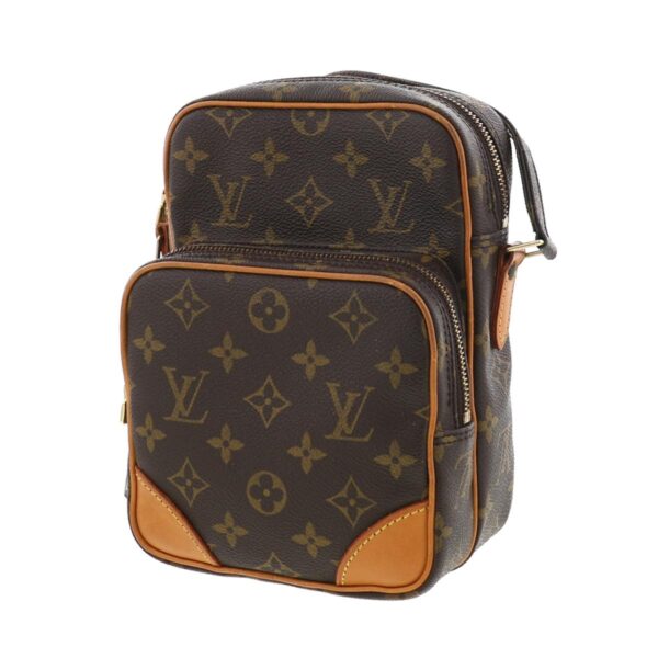 1240005020868 2 1 Louis Vuitton Amazon Shoulder Bag Monogram Brown