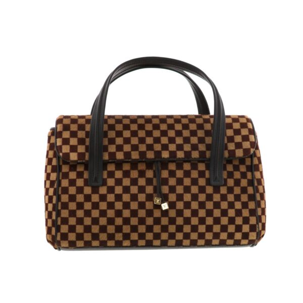 1240005020970 1 1 Louis Vuitton Lion Handbag Damier Sauvage Brown