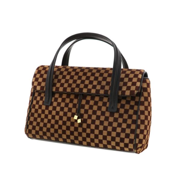 1240005020970 2 1 Louis Vuitton Lion Handbag Damier Sauvage Brown