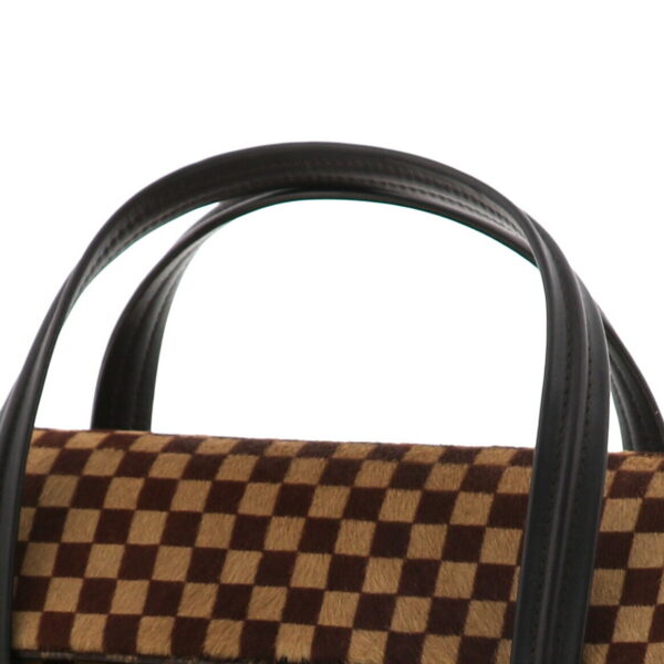 1240005020970 3 1 Louis Vuitton Lion Handbag Damier Sauvage Brown