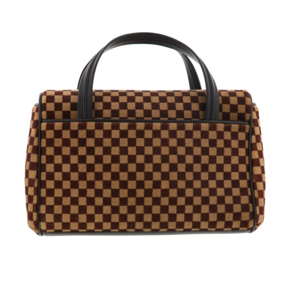 1240005020970 4 1 Louis Vuitton Lion Handbag Damier Sauvage Brown