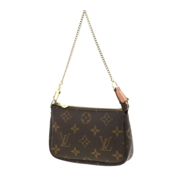 1240005021115 2 Louis Vuitton Mini Pochette Accessory Shoulder Bag Monogram Brown