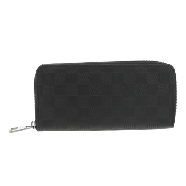 1240005021124 1 Louis Vuitton Zippy Wallet Vertical Wallet Long Wallet Black