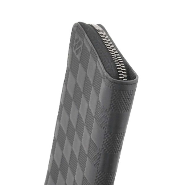 1240005021124 3 Louis Vuitton Zippy Wallet Vertical Wallet Long Wallet Black