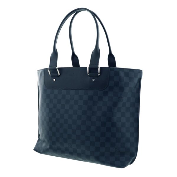 1240005021284 2 Louis Vuitton Cover Voyage Bag Tote Bag Damier Cobalt Blue