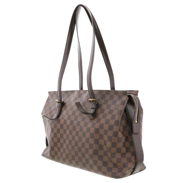 1240005021364 2 1 Louis Vuitton Chelsea Bag Shoulder Messenger Bag Damier Ebene Brown