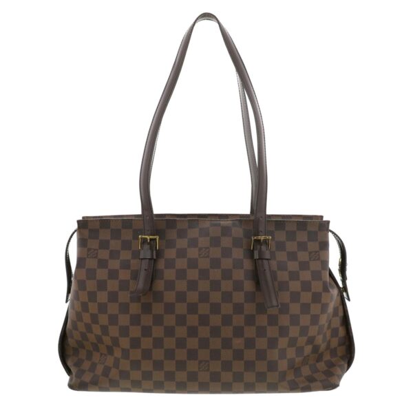 1240005021364 4 1 Louis Vuitton Chelsea Bag Shoulder Messenger Bag Damier Ebene Brown