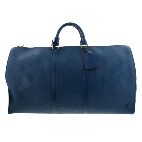 1240005021470 1 Louis Vuitton Keepall 55 Bag Bag Epi Blue