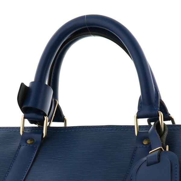 1240005021470 3 Louis Vuitton Keepall 55 Bag Bag Epi Blue