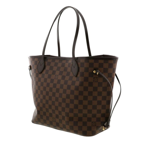 1240005021504 2 Louis Vuitton Neverfull MM Bag Tote Bag Damier Ebene Brown