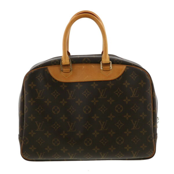 1240005021558 4 Louis Vuitton Bowling Vanity Douville Bag Handbag Monogram Brown