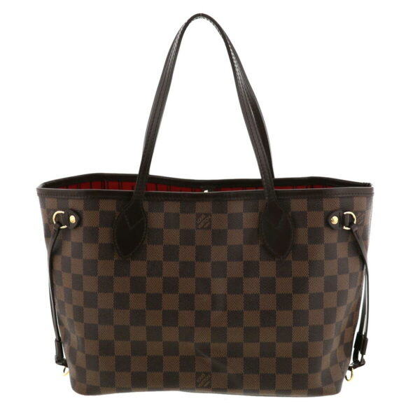 1240005021614 1 Louis Vuitton Neverfull PM Bag Tote Bag Damier Ebene Brown