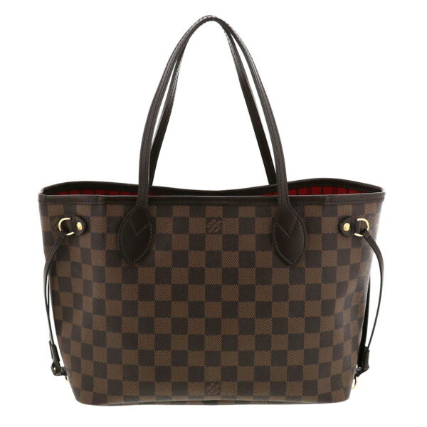 1240005021614 4 Louis Vuitton Neverfull PM Bag Tote Bag Damier Ebene Brown