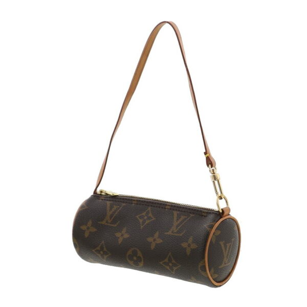 1240005021714 2 Papillon Pouch Monogram Model Bag Pouch Clutch Monogram Brown