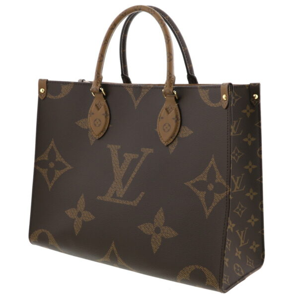 1240005022191 2 1 Louis Vuitton Onthego MM Tote Bag Monogram Giant Brown