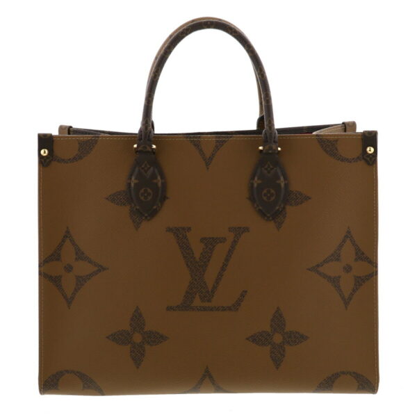 1240005022191 4 1 Louis Vuitton Onthego MM Tote Bag Monogram Giant Brown