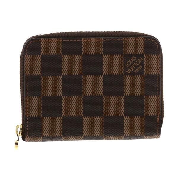 1240005022247 1 Louis Vuitton Jimmy Coin Purse Damier Ebene Brown