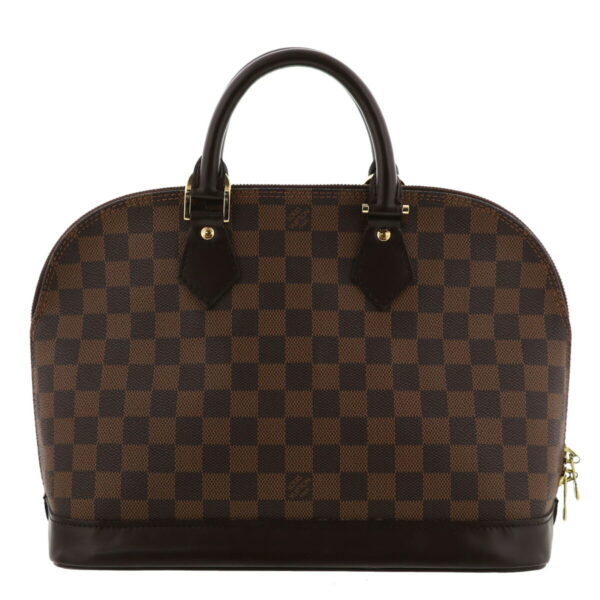 1240005022264 4 Louis Vuitton Alma Handbag Damier Ebene Brown