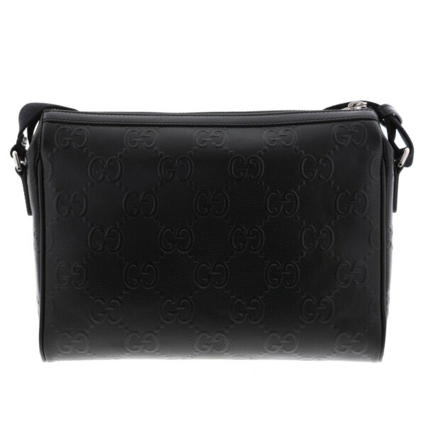 1240005022400 3 Gucci GG Emboss Messenger Bag Black