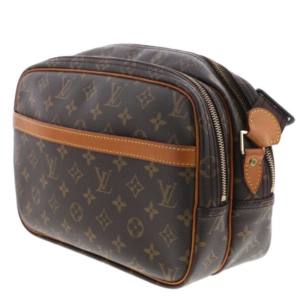 1240005022416 2 Louis Vuitton Reporter PM Shoulder Bag Monogram Brown