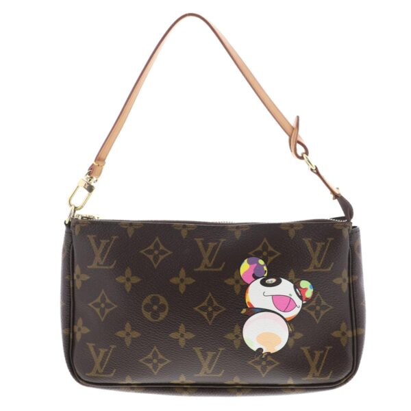 1240005022431 1 Louis Vuitton Pochette Accessories Panda Clutch Monogram Brown