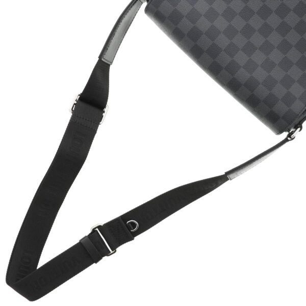 1240005022497 5 1 Louis Vuitton District PM NV3 Shoulder Bag Damier Graphite