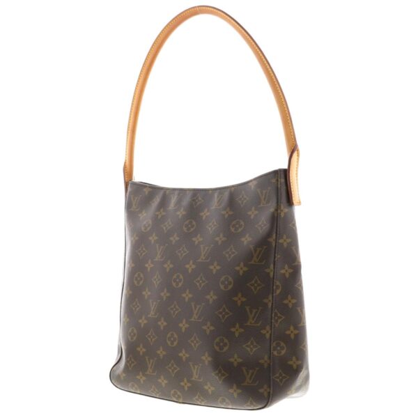 1240005022568 2 Louis Vuitton Looping GM Shoulder Bag Monogram Brown