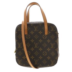 1240005022679 1 Louis Vuitton Sac Plastic BB 2way Bag Brown