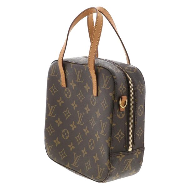 1240005022679 2 Louis Vuitton Spontini Handbag Monogram Brown