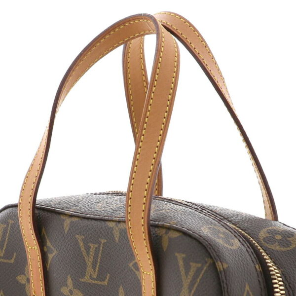 1240005022679 3 Louis Vuitton Spontini Handbag Monogram Brown