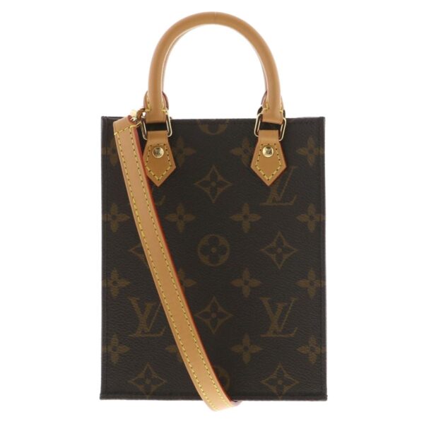 1240005022680 1 1 Louis Vuitton Petite Sappura Shoulder Bag Monogram Brown