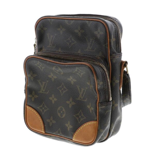 1240005022748 2 Louis Vuitton Amazon Shoulder Messenger Bag Monogram Brown