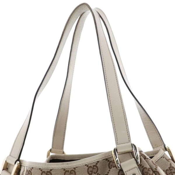 1240005022915 3 Gucci GG Canvas Shoulder Bag Beige