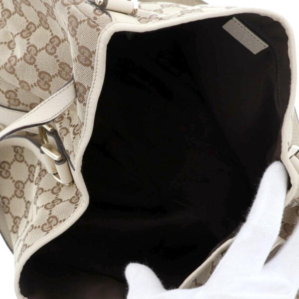 1240005022915 6 Gucci GG Canvas Shoulder Bag Beige