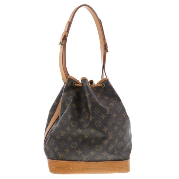 1240005022918 4 1 Louis Vuitton Noe Bag Drawstring Vanity Party Bag Monogram Brown