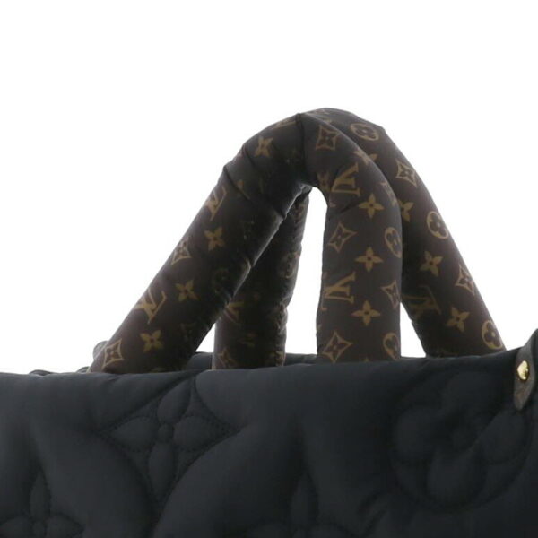 1240005023013 3 1 Louis Vuitton Onthego MM Bag Handbag LV Pillow Black