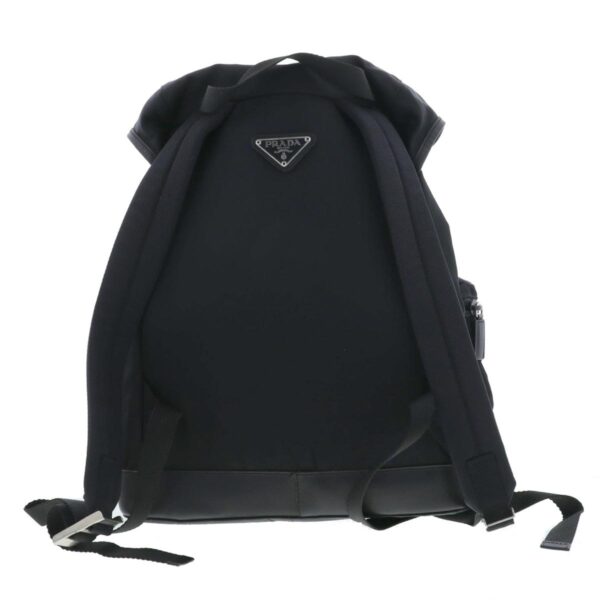 1240005023066 3 Prada Nylon Backpack Black