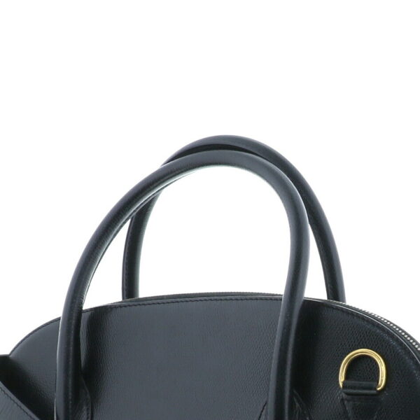 1240005023067 3 Celine 2way Leather Handbag Black