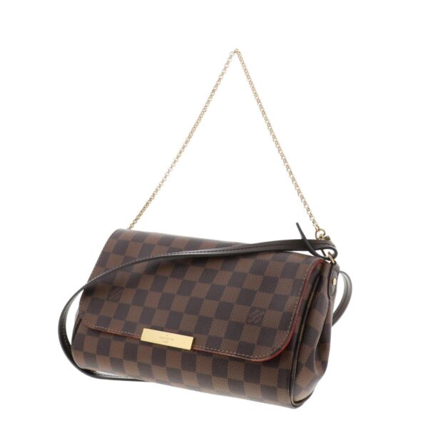 1240005023086 2 Louis Vuitton Favorite MM Shoulder Messenger Bag Damier Line