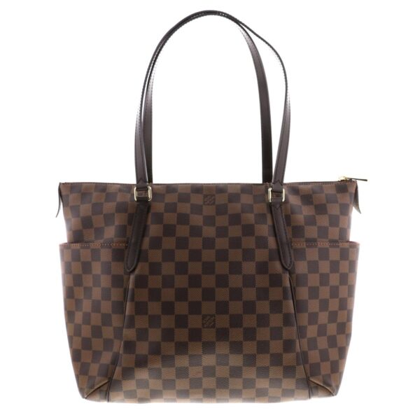 1240005023088 1 Louis Vuitton Totally MM Shoulder Messenger Bag Damier Ebene