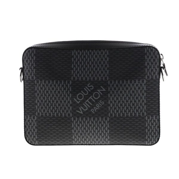 1240005023141 4 Louis Vuitton Trio Messenger Damier Graphite 3D Black