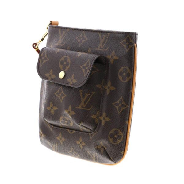 1240005023228 2 1 Louis Vuitton Partition Clutch Monogram Brown