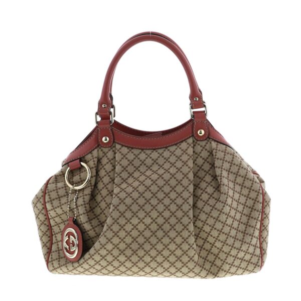 1240005023297 1 Gucci Diamante Sukey Handbag Brown